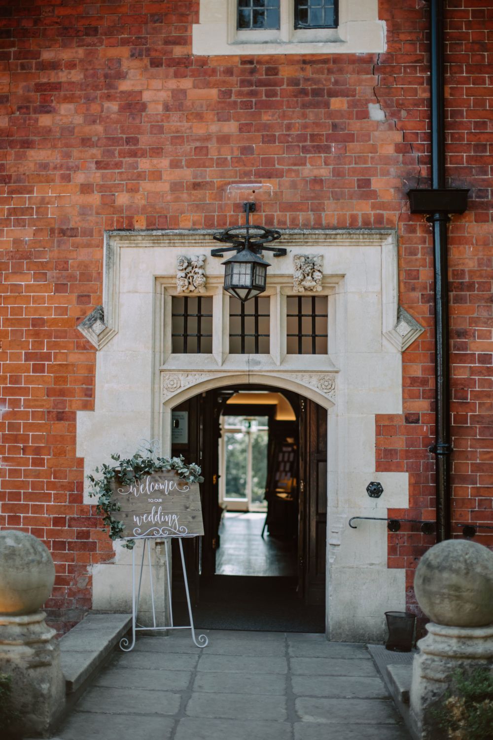 The entrance to Pendrell Hall country house