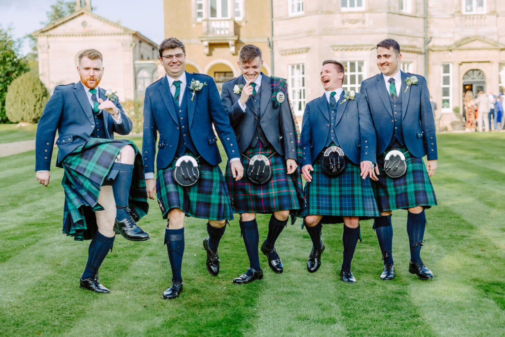 A group of men in kilts.